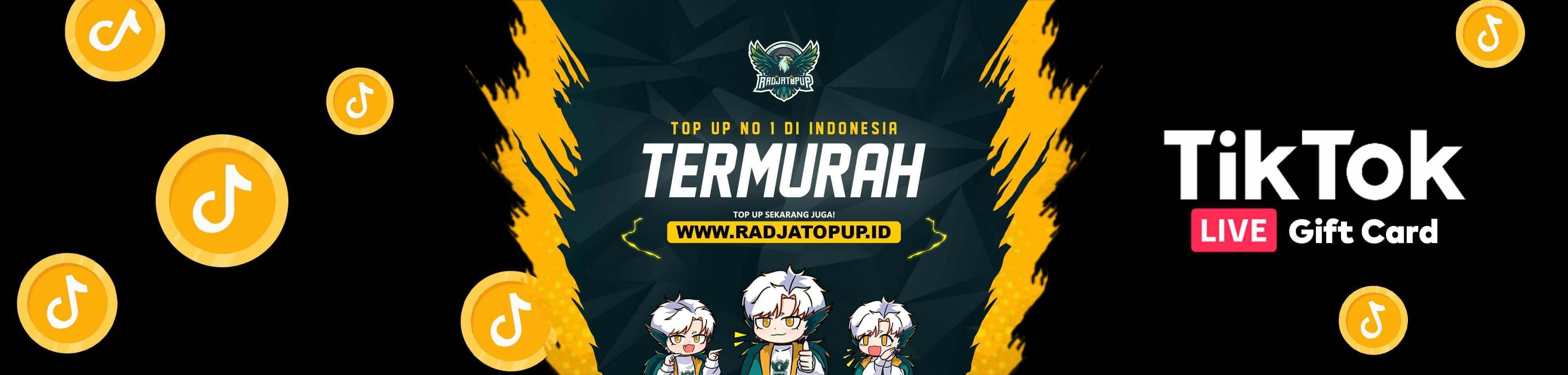 Top Up Koin TikTok - TikTok LIVE Gift Card